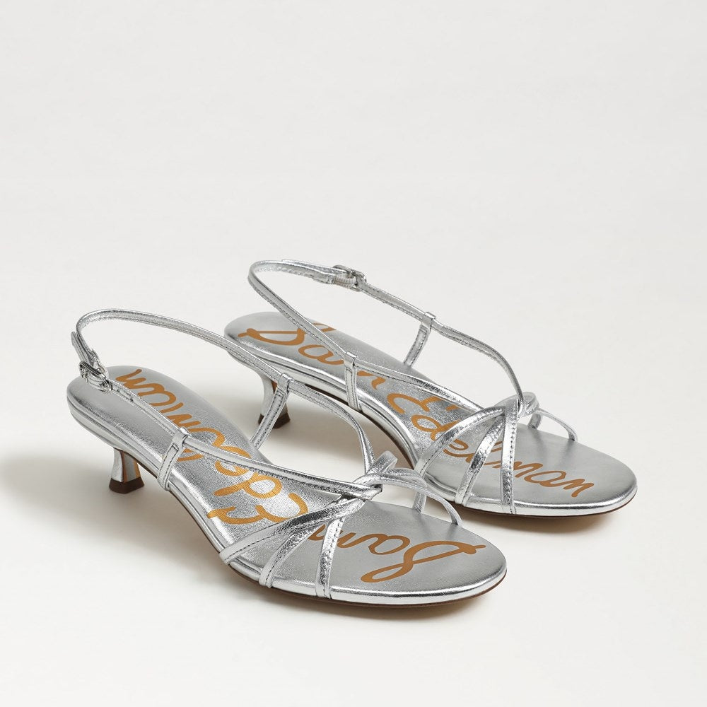 Sam Edelman Women's Cressa Strappy Kitten Heel Sandals