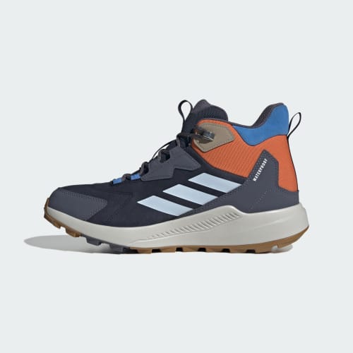 Men's Adidas Terrex Anylander Leather Mid Climaproof Hiking Shoes