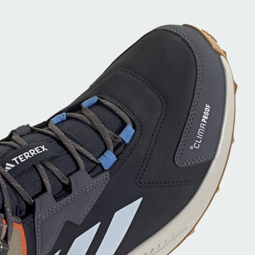 Men's Adidas Terrex Anylander Leather Mid Climaproof Hiking Shoes