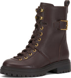 Vince Camuto Becinda Leather Combat Boot - Women's
