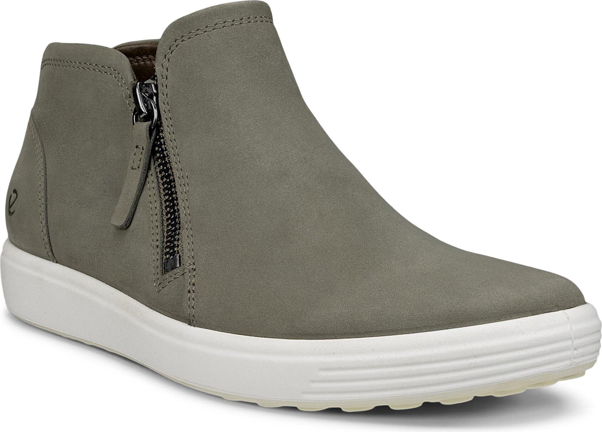 Ecco Soft 7 Mid Top Zip Sneaker - Women's