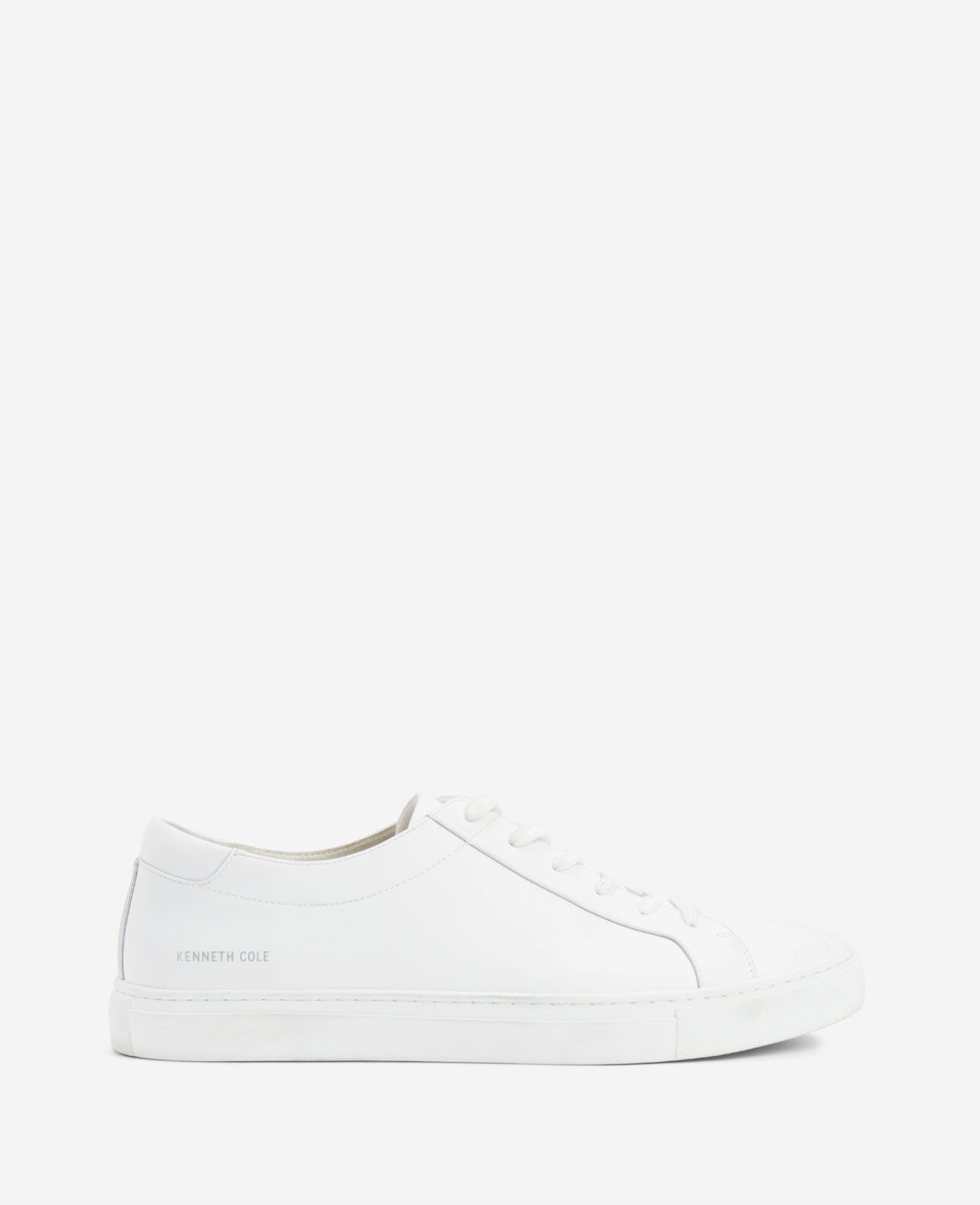 Kenneth Cole Kam Leather Lace-Up Sneakers White
