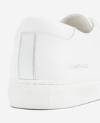 Kenneth Cole Kam Leather Lace-Up Sneakers White