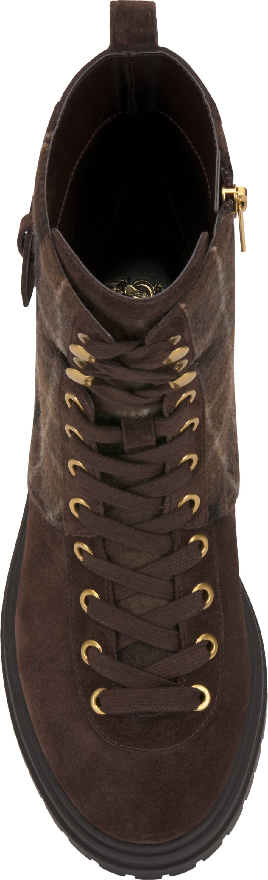 Vince Camuto Becinda Leather Combat Boot - Women's