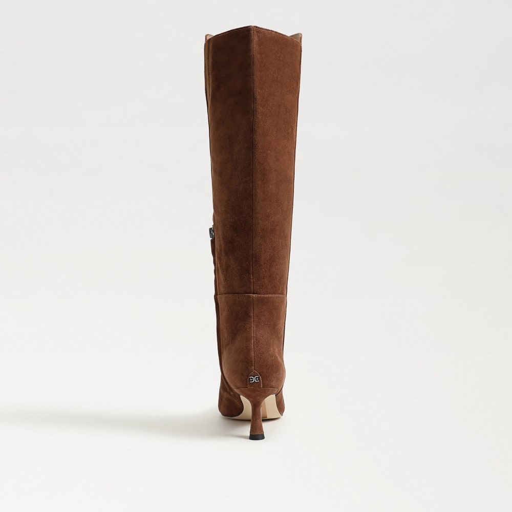 Sam Edelman Women's Taylin Wide Calf Pointed Toe Knee High Boots
