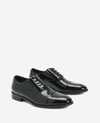 Kenneth Cole Tully Patent Leather Cap Toes Black