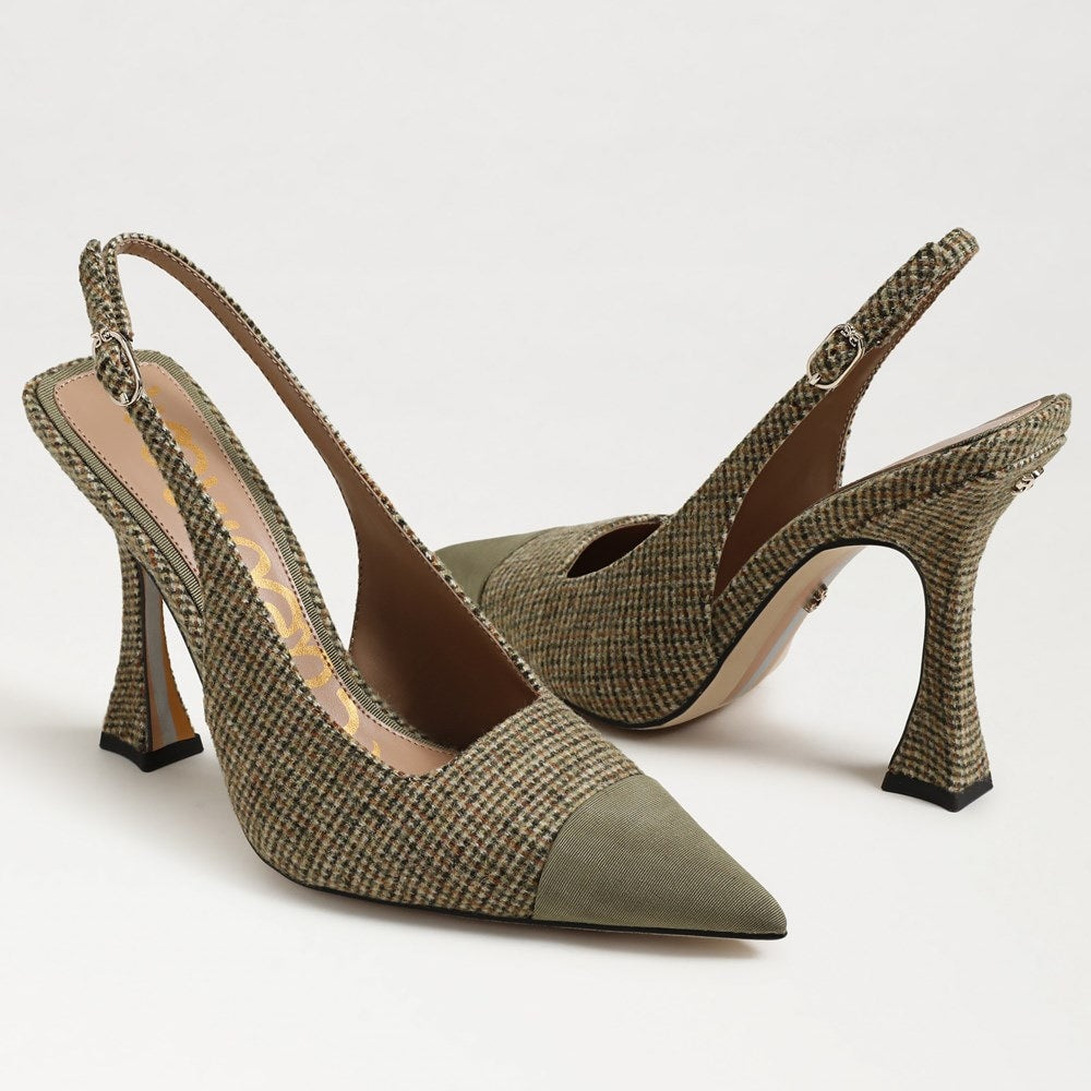 Sam Edelman Women's Odette Cap Toe Slingback Pumps