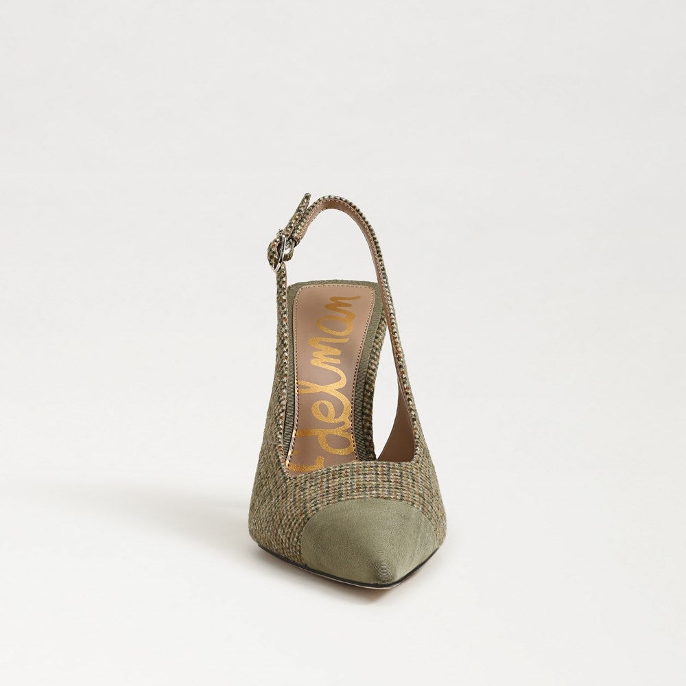 Sam Edelman Women's Odette Cap Toe Slingback Pumps