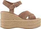 Marc Fisher Pasion Espadrille Ankle Strap Platform Wedge Sandal - Women's