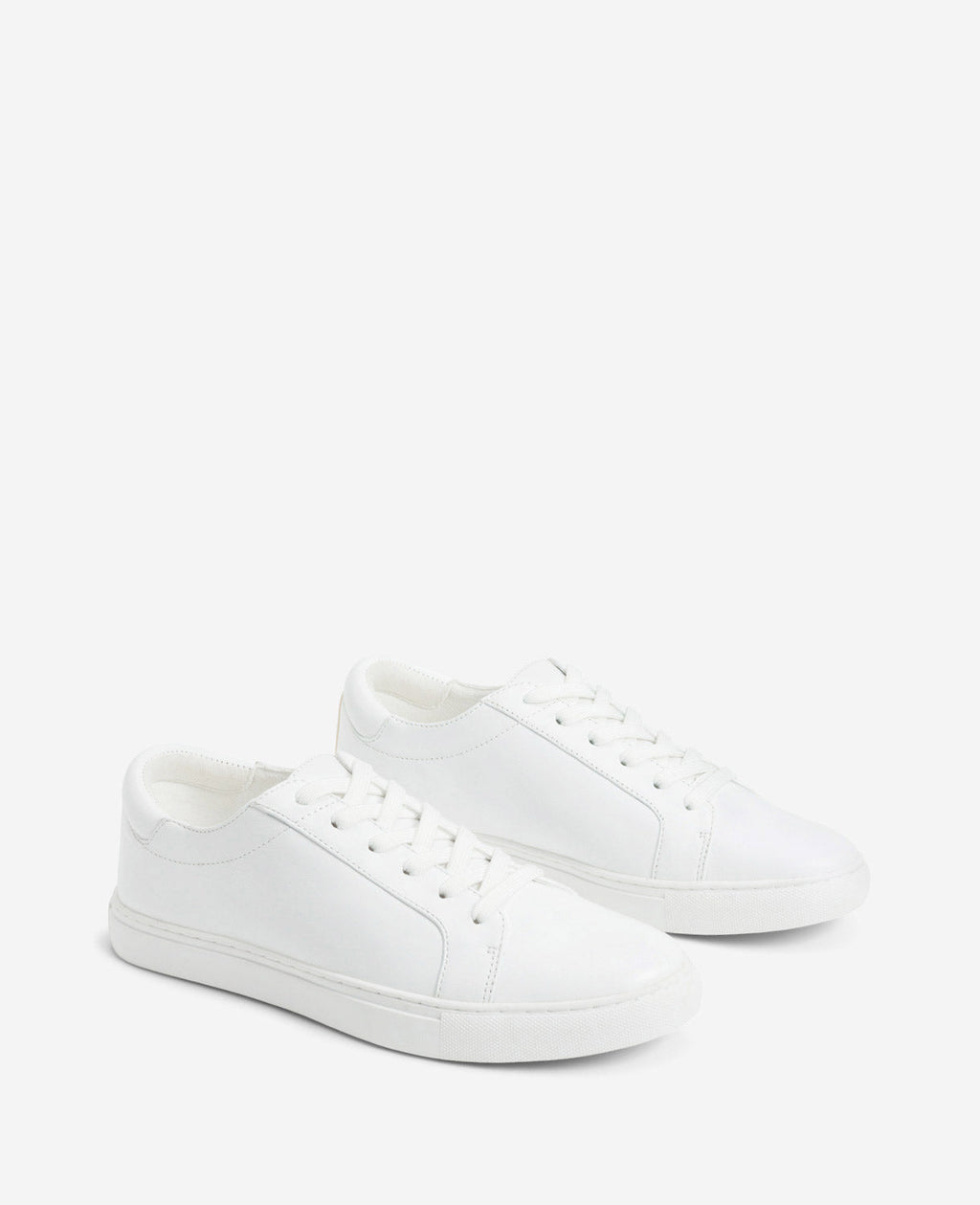 Kenneth Cole Leather Kam Sneakers White