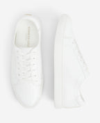 Kenneth Cole Leather Kam Sneakers White