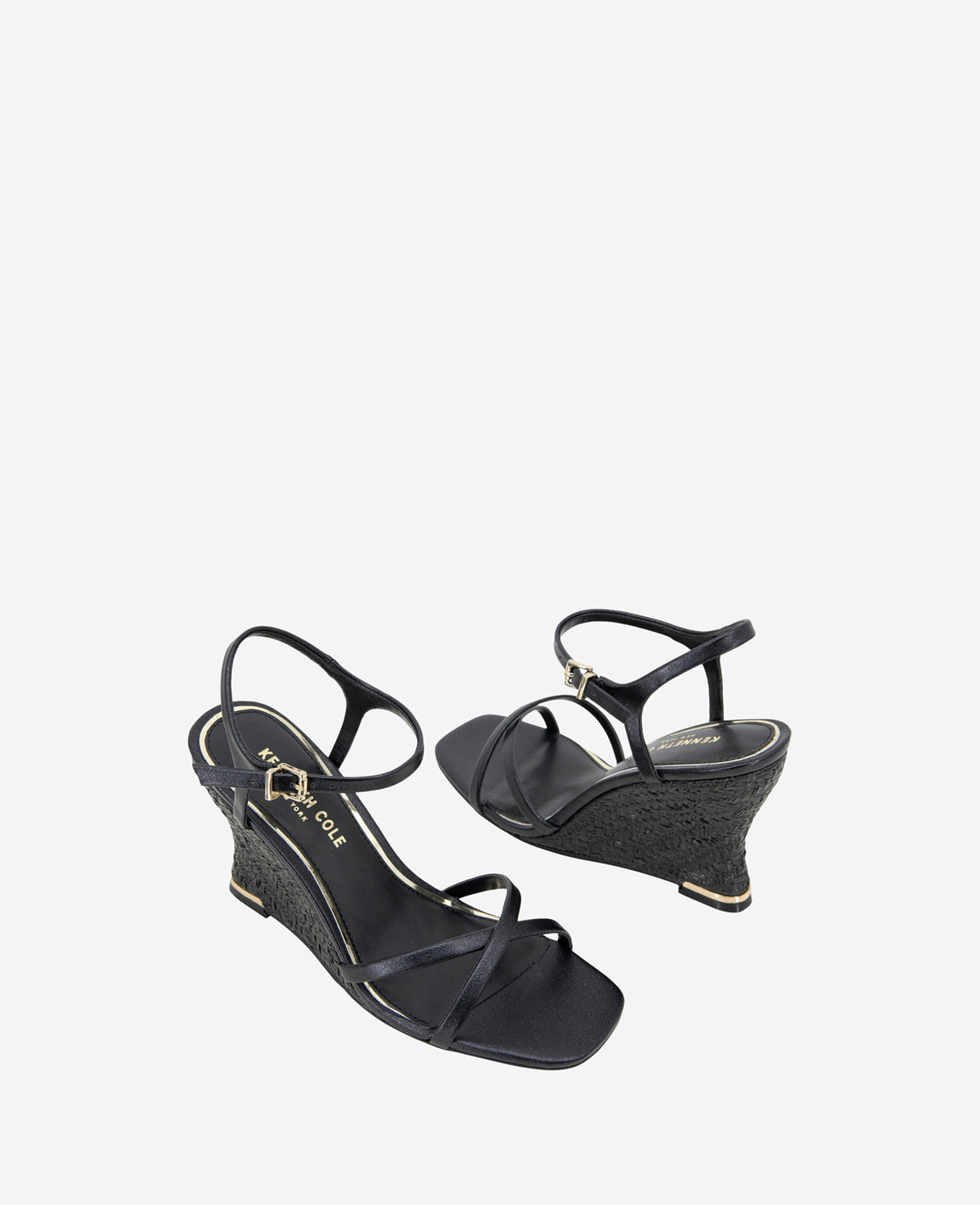 Kenneth Cole Freya Wedge Sandals Black