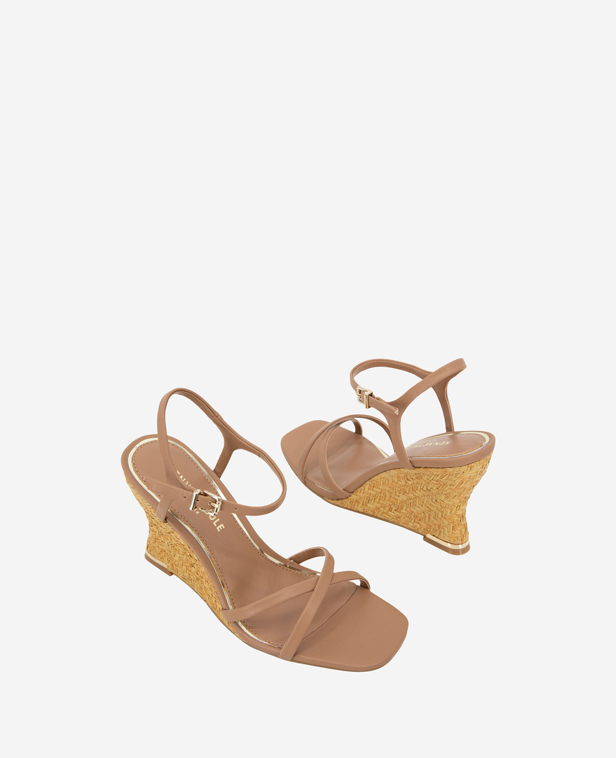 Kenneth Cole Freya Wedge Sandals Classic Tan