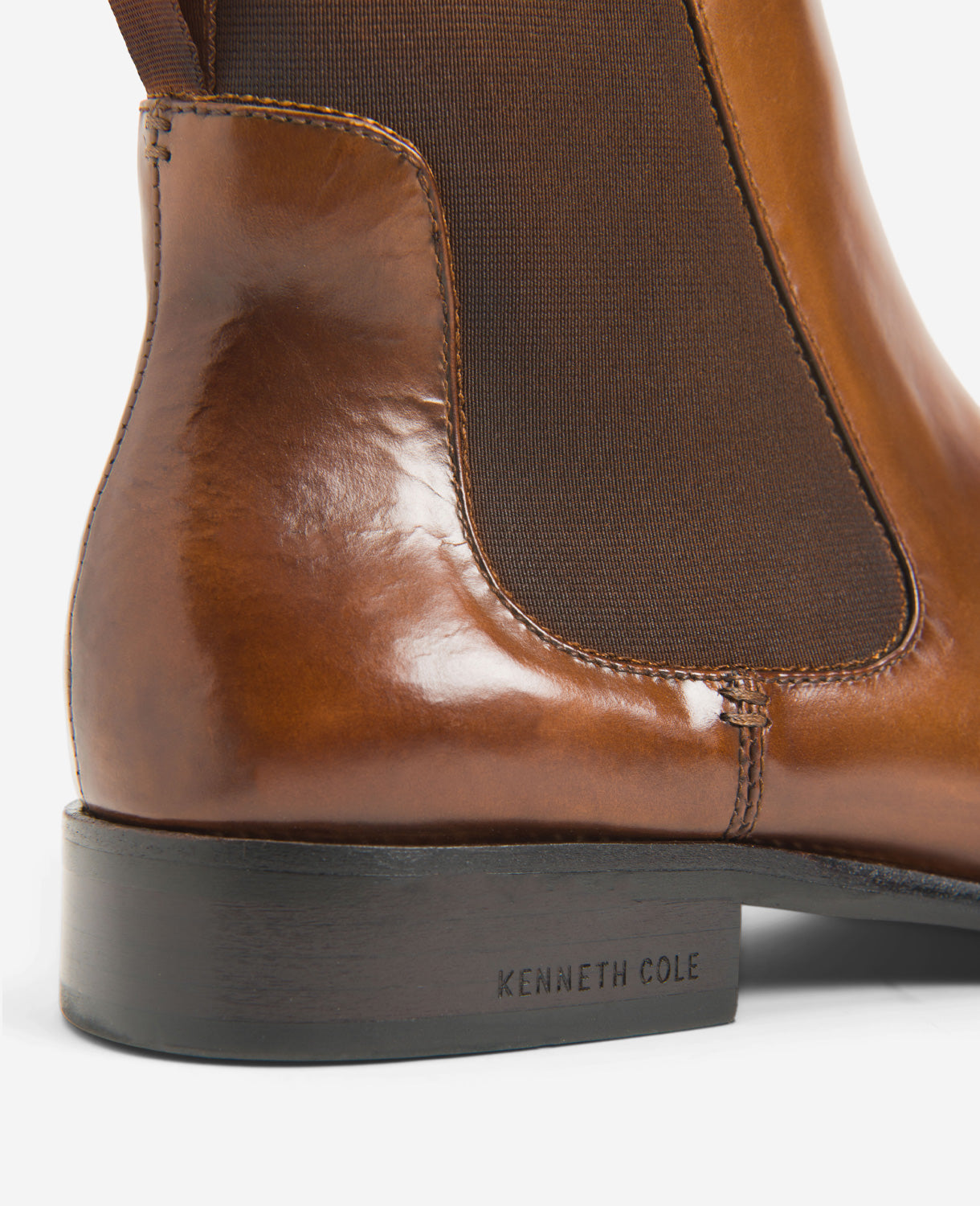 Kenneth Cole Classic Chelsea Boots Cognac