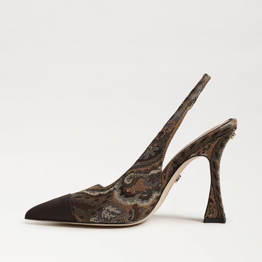 Sam Edelman Women's Odette Cap Toe Slingback Pumps
