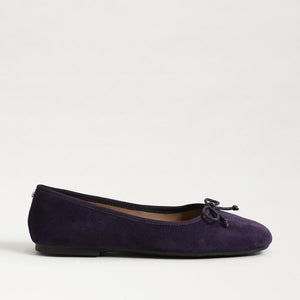 Deep Violet Suede Leather