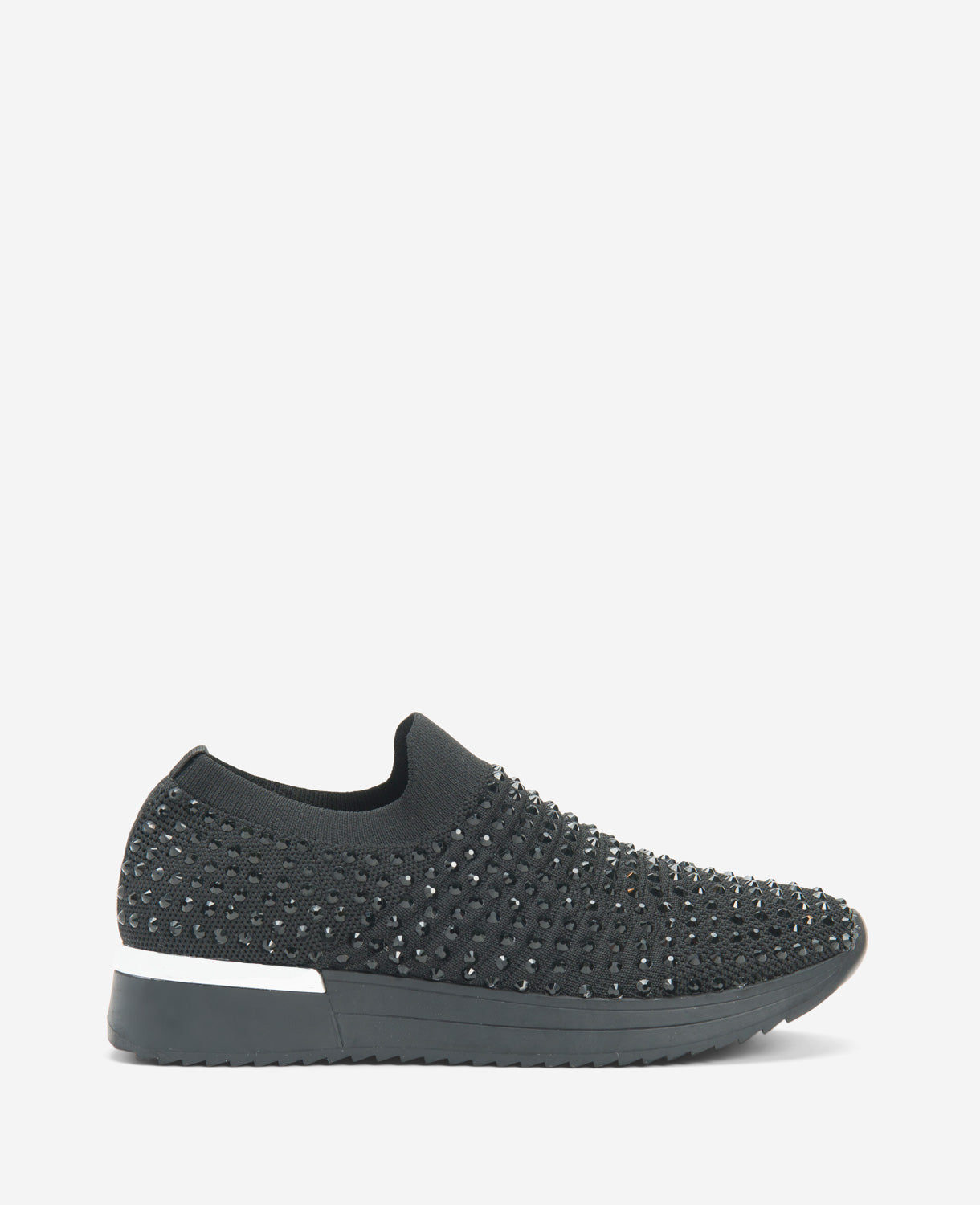 Kenneth Cole Reaction- The Cameron Jewel Jogger Slip-On Sneakers Black
