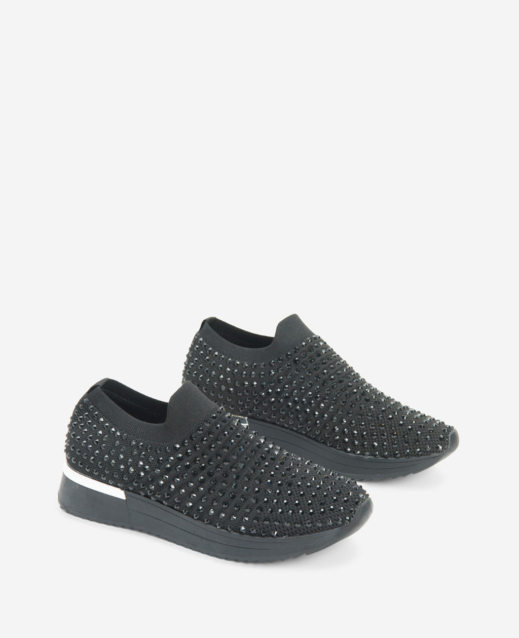 Kenneth Cole Reaction- The Cameron Jewel Jogger Slip-On Sneakers Black