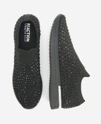 Kenneth Cole Reaction- The Cameron Jewel Jogger Slip-On Sneakers Black