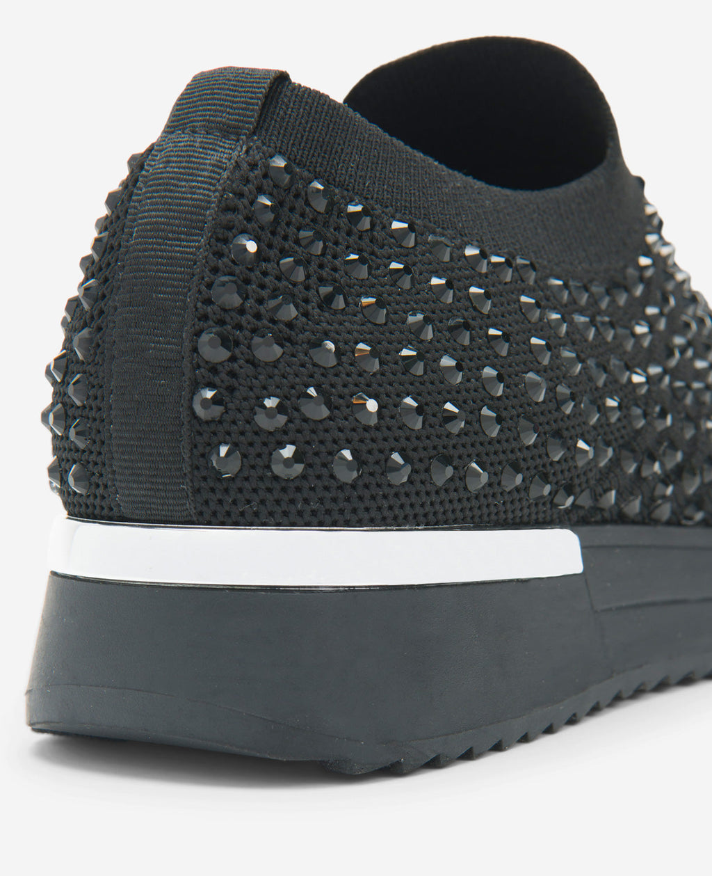 Kenneth Cole Reaction- The Cameron Jewel Jogger Slip-On Sneakers Black