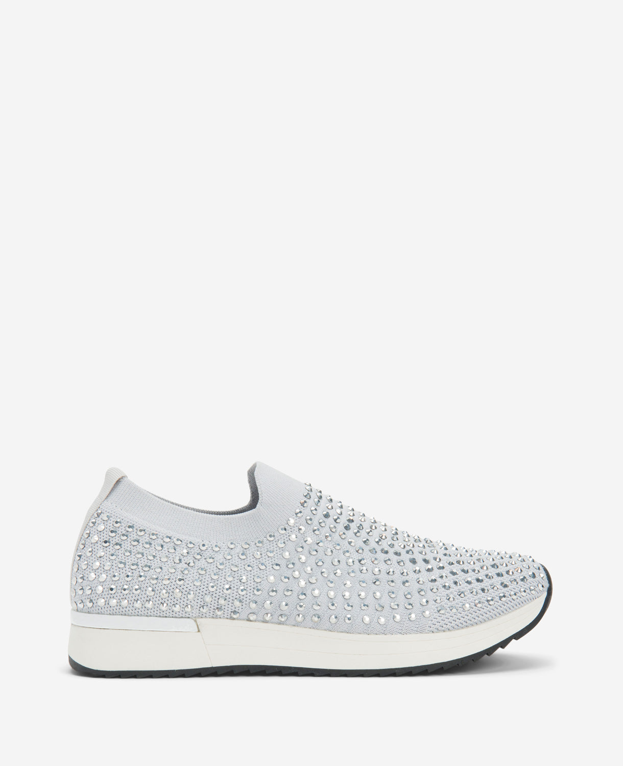 Kenneth Cole Reaction- The Cameron Jewel Jogger Slip-On Sneakers Grey