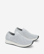 Kenneth Cole Reaction- The Cameron Jewel Jogger Slip-On Sneakers Grey