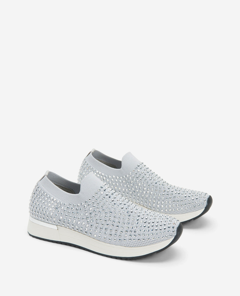 Kenneth Cole Reaction- The Cameron Jewel Jogger Slip-On Sneakers Grey
