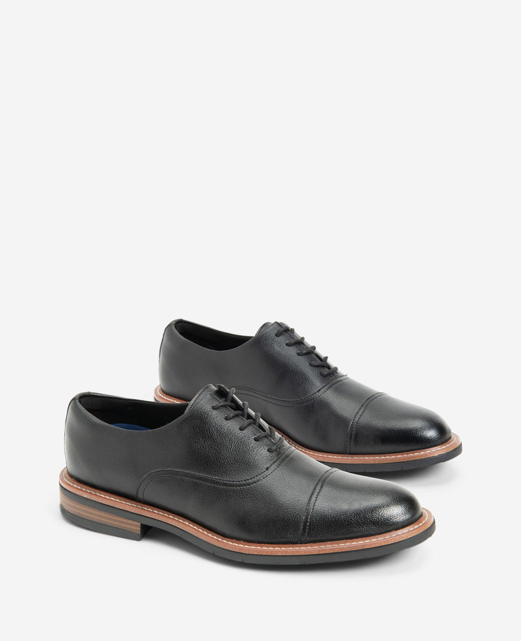 Kenneth Cole Reaction - Klay Cap Toe Oxford With Flexs Black