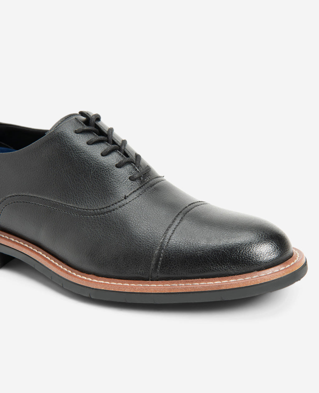 Kenneth Cole Reaction - Klay Cap Toe Oxford With Flexs Black