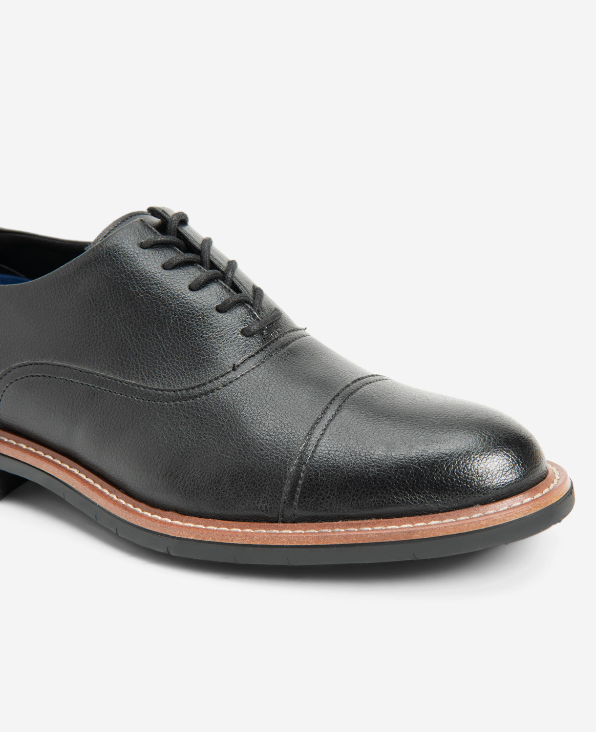 Kenneth Cole Reaction - Klay Cap Toe Oxford With Flexs Black