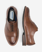 Kenneth Cole Reaction - Klay Cap Toe Oxford With Flexs Cognac