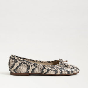 Roccia Snake Print Leather