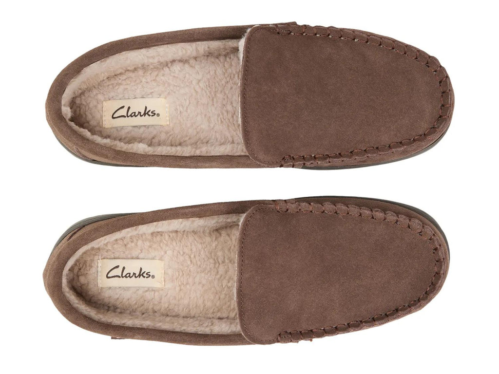 Clarks Suede Venetian Slipper - Men's 