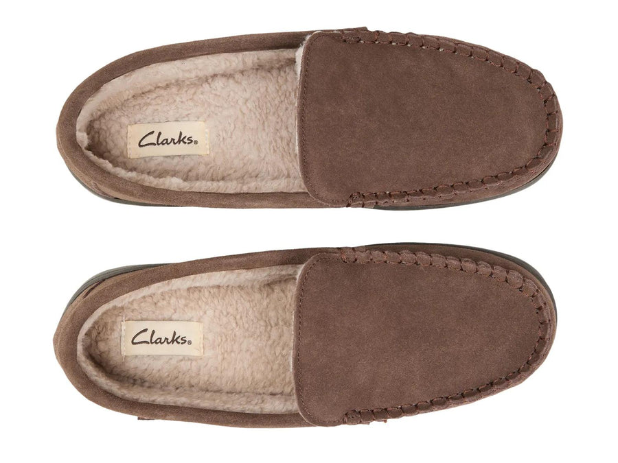 Clarks Suede Venetian Slipper - Men's 