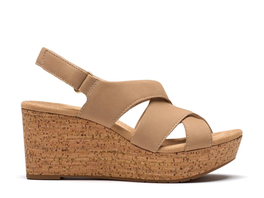 Clarks Rose Grace Wedge Sandal