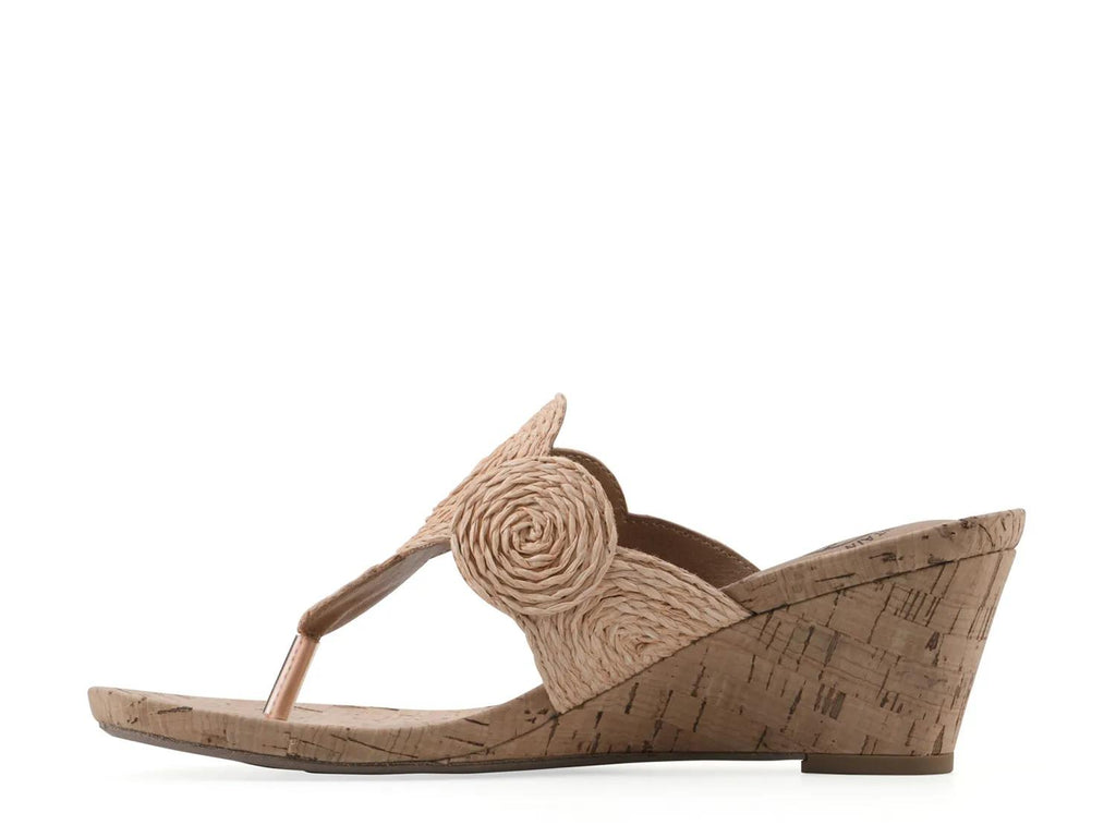 White Mountain Affogato Wedge Sandal