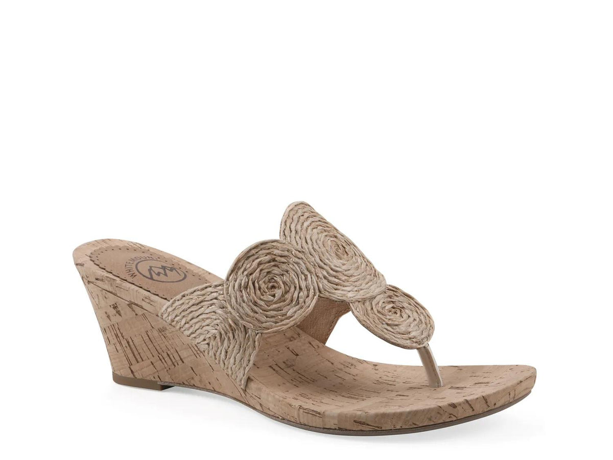 White Mountain Affogato Wedge Sandal
