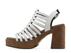 White Mountain Barbea Platform Sandal