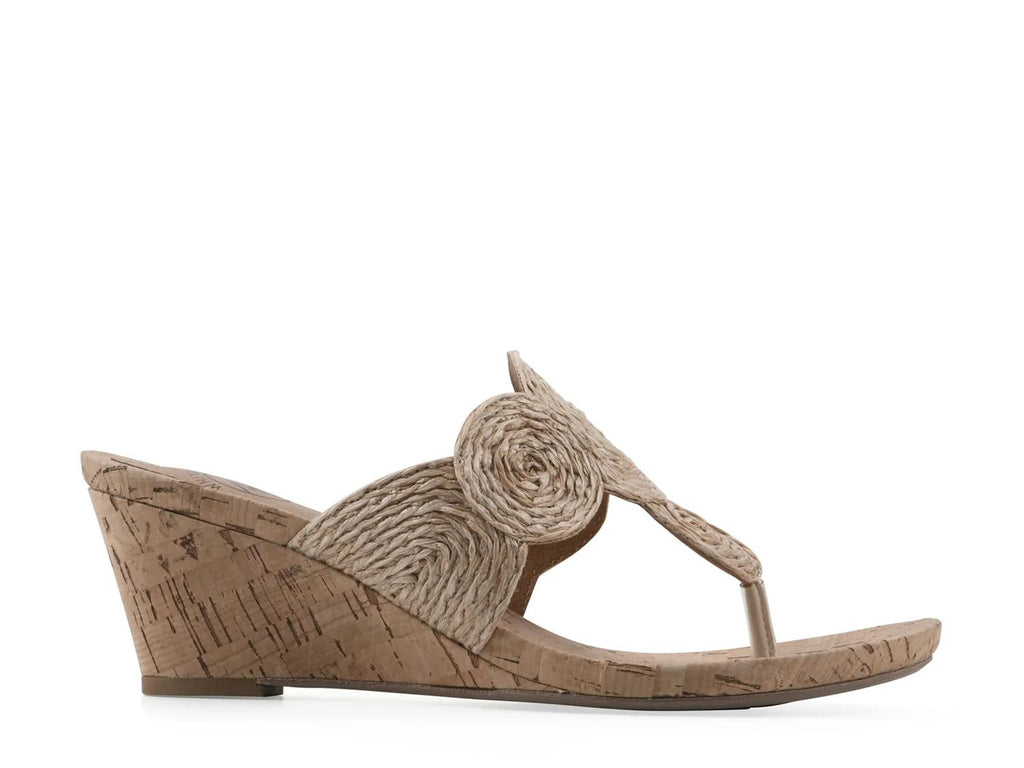 White Mountain Affogato Wedge Sandal