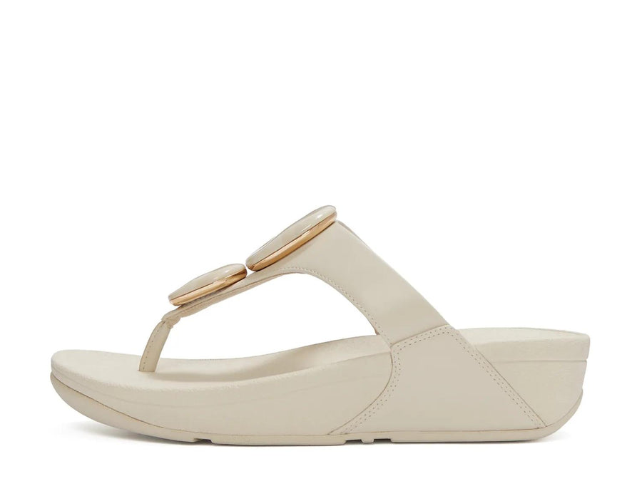 FitFlop Lulu Marbled Stone Wedge Sandal