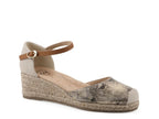 White Mountain Maintain Espadrille Wedge Pump