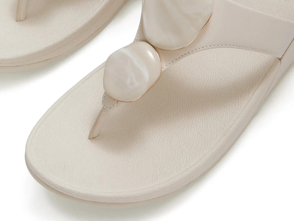 FitFlop Lulu Marbled Stone Wedge Sandal
