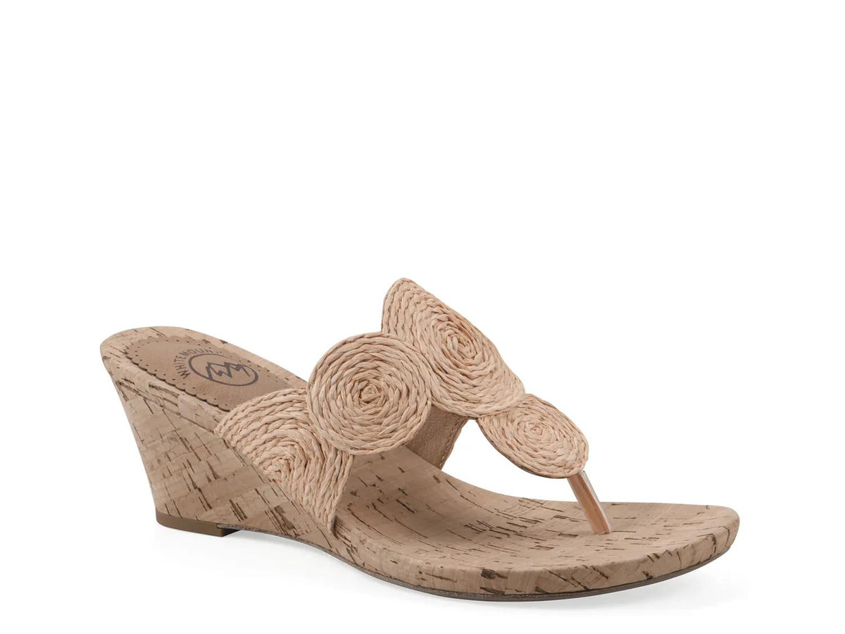 White Mountain Affogato Wedge Sandal