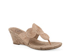 White Mountain Affogato Wedge Sandal