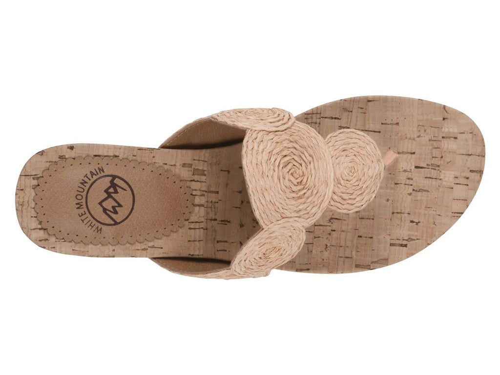 White Mountain Affogato Wedge Sandal
