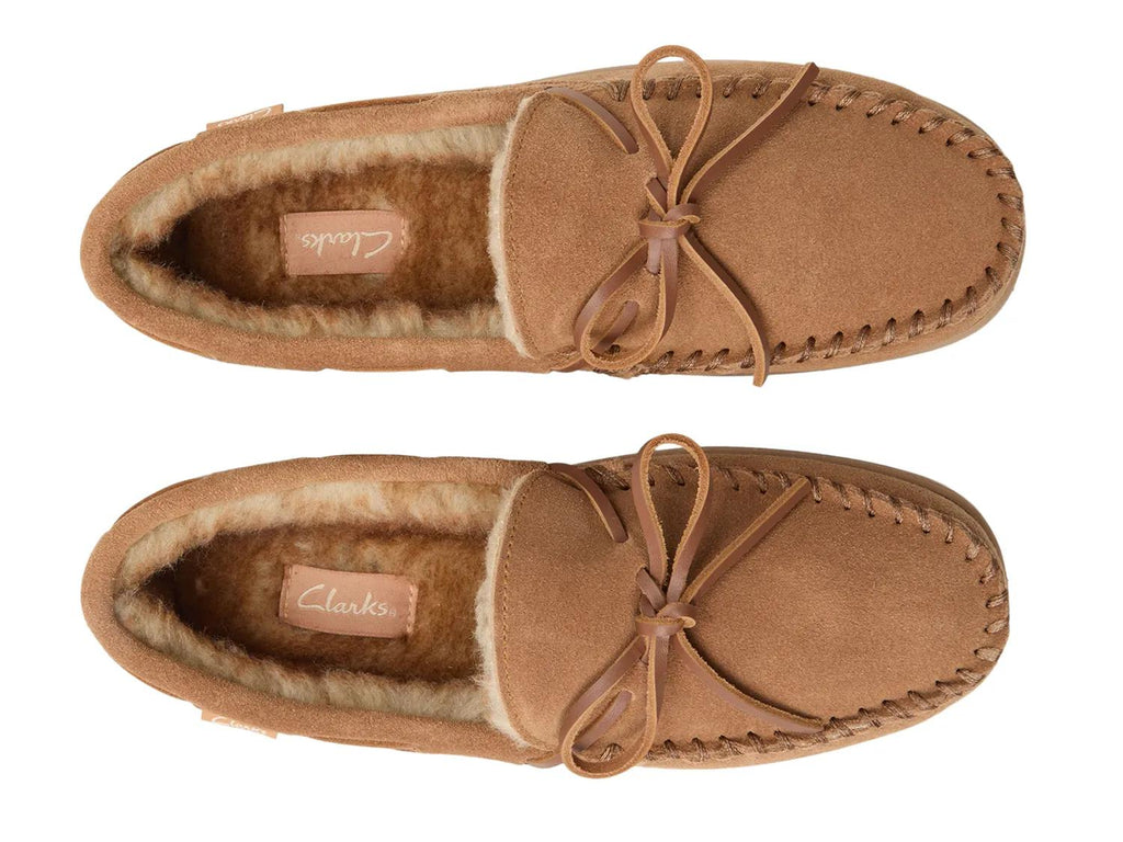 Clarks Suede Lace Slipper - Men's