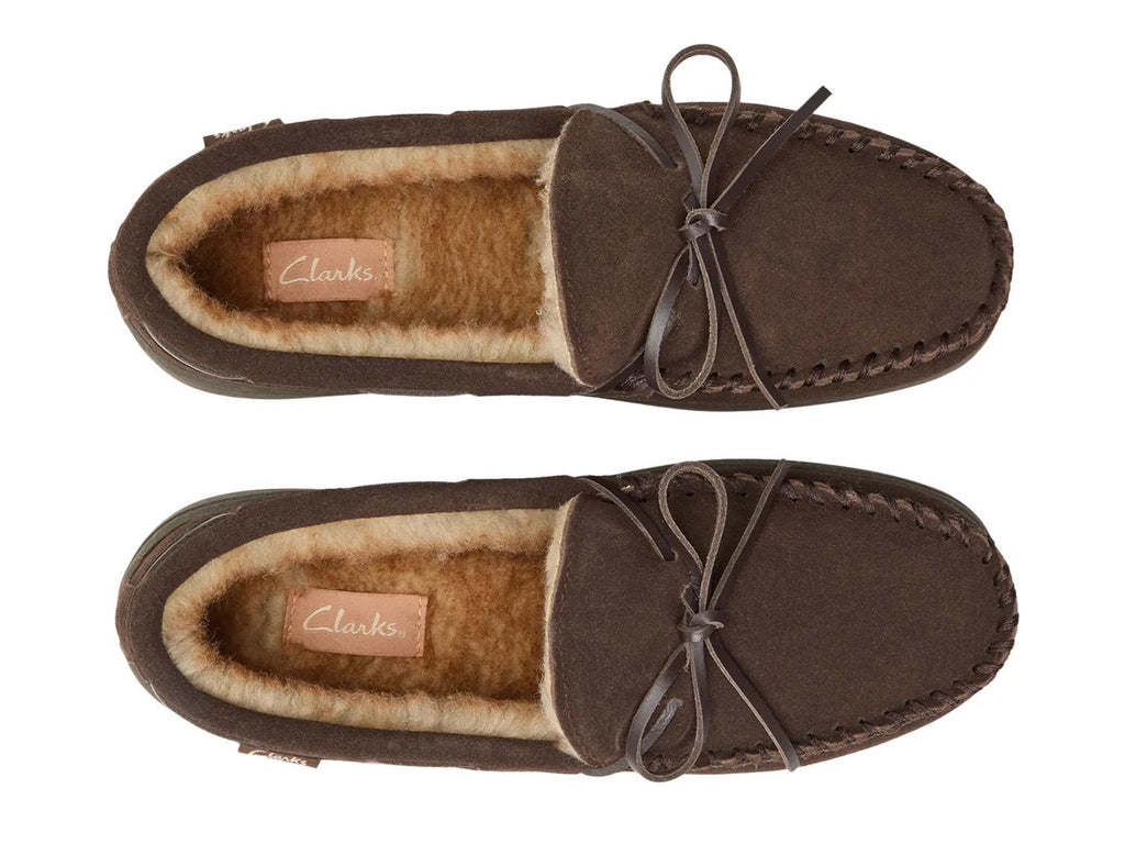 Clarks Suede Lace Slipper - Men's