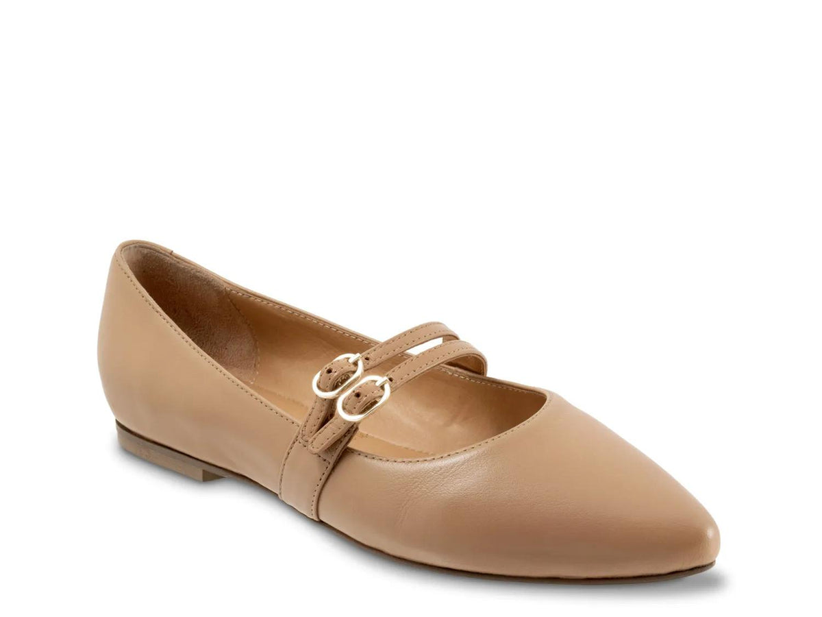 Trotters Emerald Mary Jane Flat
