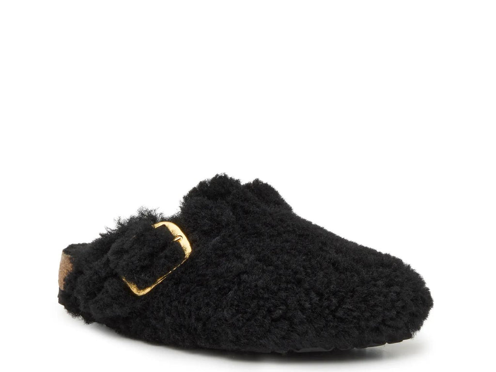Birkenstock Boston Big Buckle Shearling Clog - Women's