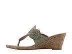 White Mountain Affogato Wedge Sandal